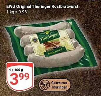 EWU Original Thüringer Rostbratwurst