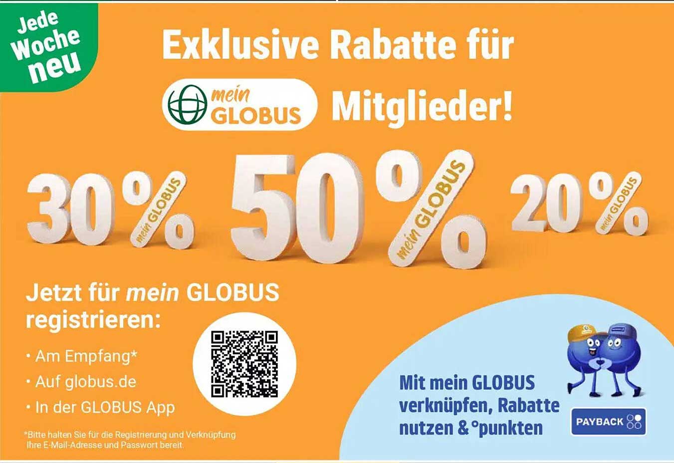 Exklusive Rabatte für mein GLOBUS Mitglieder!