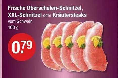 Frische Oberschalen-Schnitzel, XXL-Schnitzel oder Kräutersteaks vom Schwein