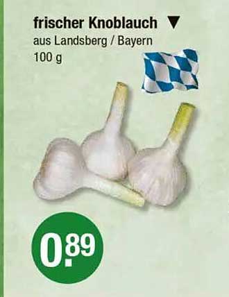 Frischer Knoblauch aus Landsberg / Bayern - 100 g
