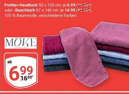 Frottier-Handtuch und -Duschtuch von MÖVE
