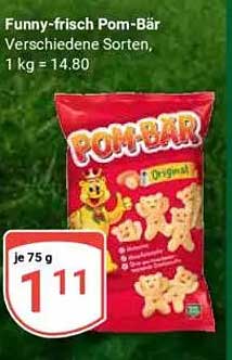 Funny-frisch Pom-Bär, 75 g