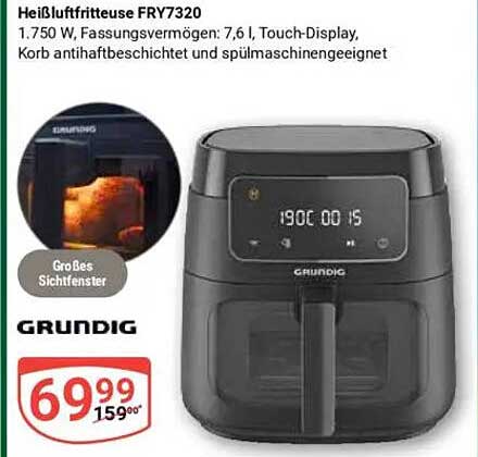 Heißluftfritteuse GRUNDIG FRY7320