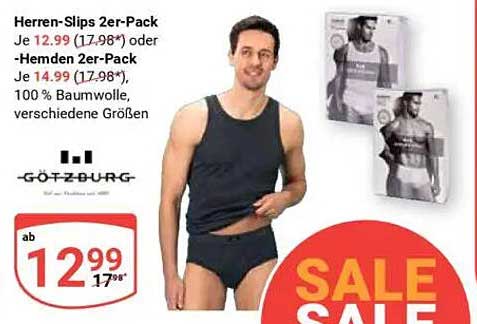 Herren-Slips 2er-Pack oder Hemden 2er-Pack