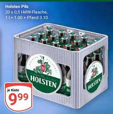 Holsten Pils 20 x 0,5 l MW-Flasche