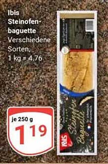 Ibis Steinofenbaguette - Verschiedene Sorten