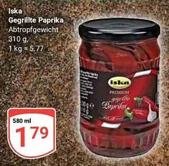 Iska Gegrillte Paprika 580 ml