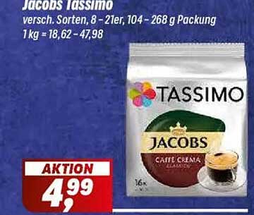 Jacobs Tassimo Caffè Crema - verschiedene Sorten