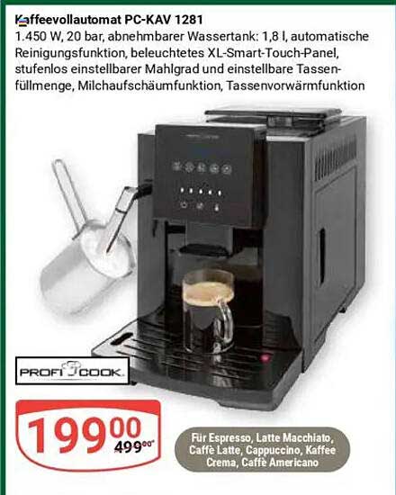 Kaffevollautomaten PC-KAV 1281