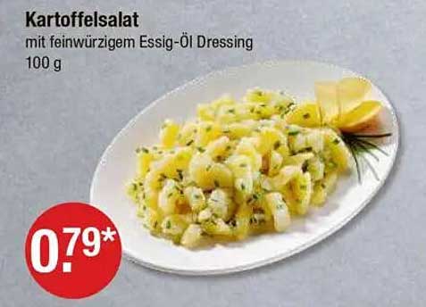Kartoffelsalat mit feinwürzigem Essig-Öl Dressing 100 g