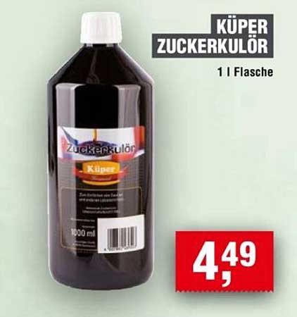 Küper Zuckerkulör 1 l Flasche