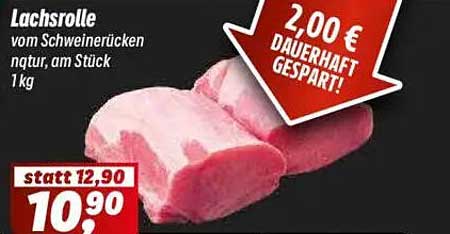 Lachsrolle vom Schweinerücken, 1 kg