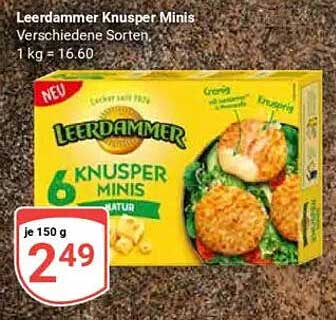Leerdammer Knusper Minis - Verschiedene Sorten