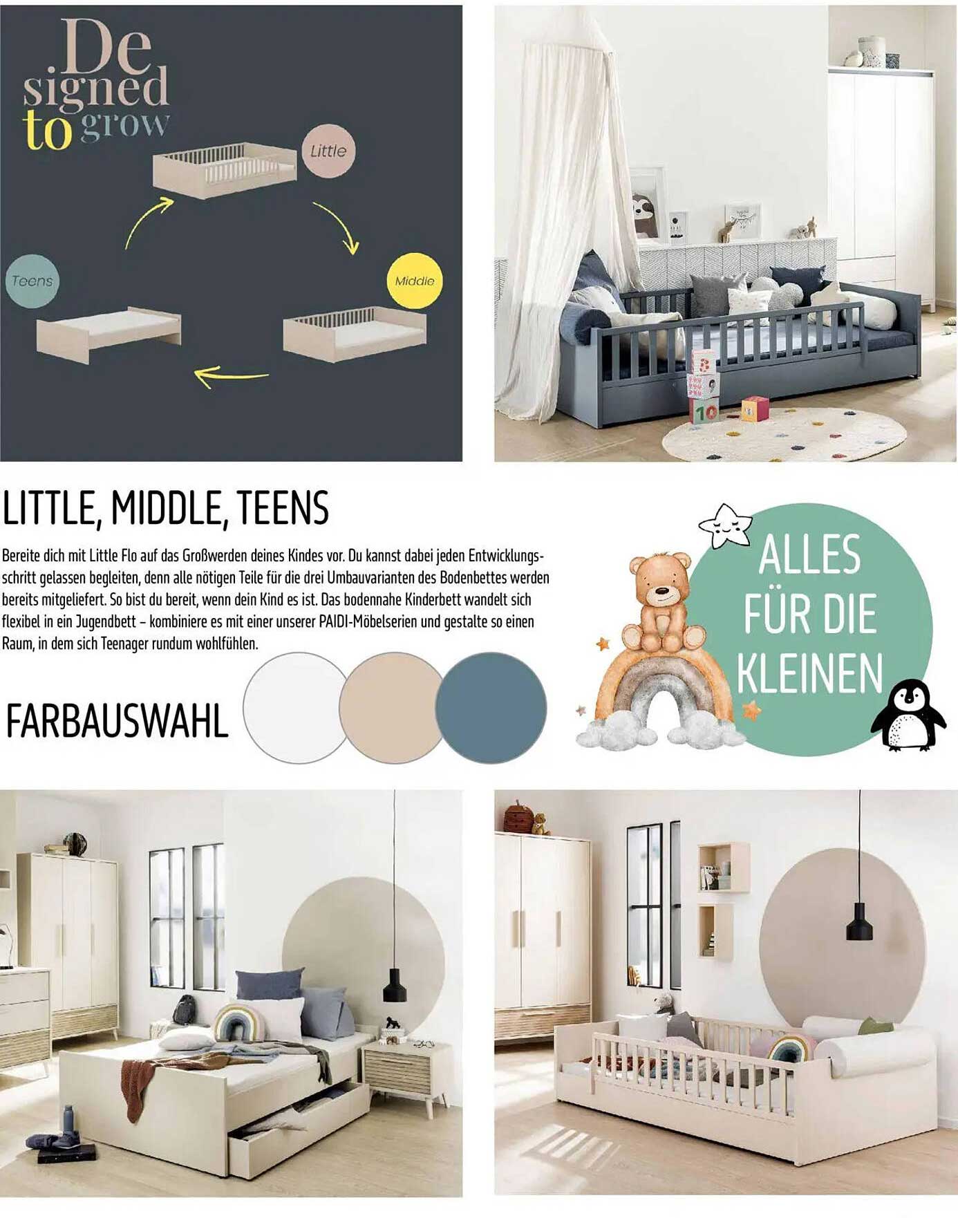 Little Flo: Das wandelbare Kinderbett für jeden Entwicklungsstand