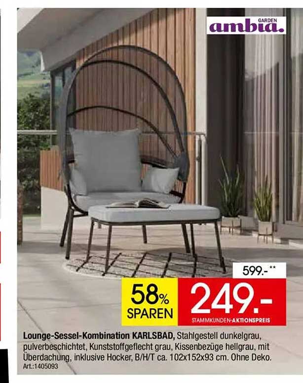 Lounge-Sessel-Kombination KARLSBAD