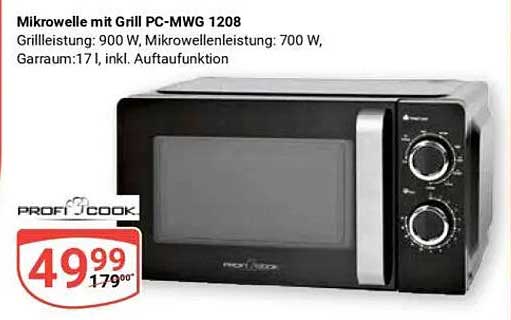 Mikrowelle mit Grill PC-MWG 1208