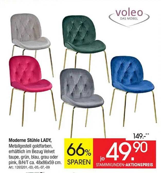 Moderne Stühle LADY