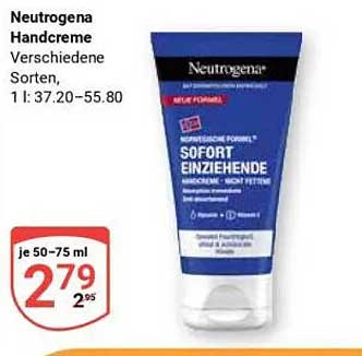 Neutrogena Handcreme - Sofort einziehende Formel