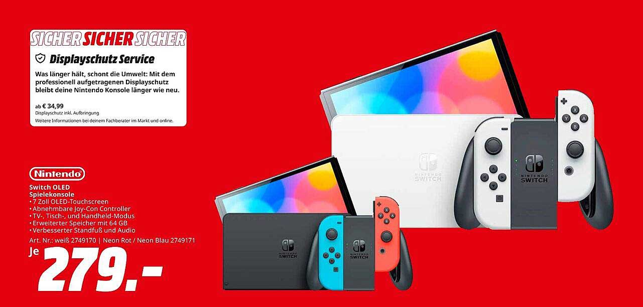 Nintendo Switch OLED - Spielkonsole