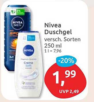 Nivea Duschgel verschiedene Sorten 250 ml