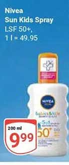 Nivea Sun Kids Spray LSF 50+ – Schutz für die empfindliche Kinderhaut