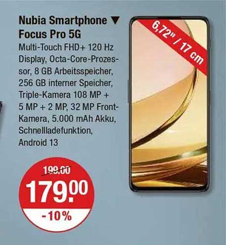 Nubia Smartphone Focus Pro 5G