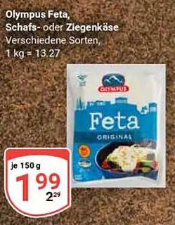 Olympus Feta, Schafs- oder Ziegenkäse