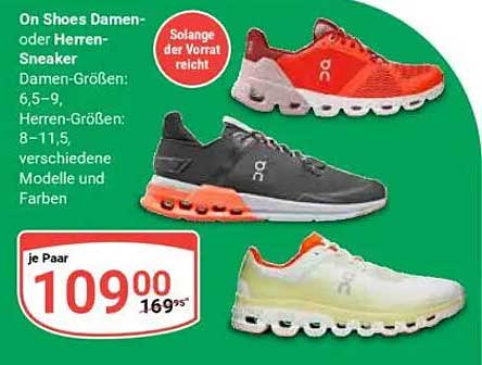 On Shoes Damen- oder Herren-Sneaker