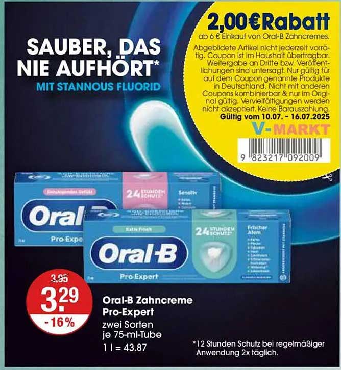 Oral-B Zahnpasta Pro-Expert – 75 ml für nur 3,29 €