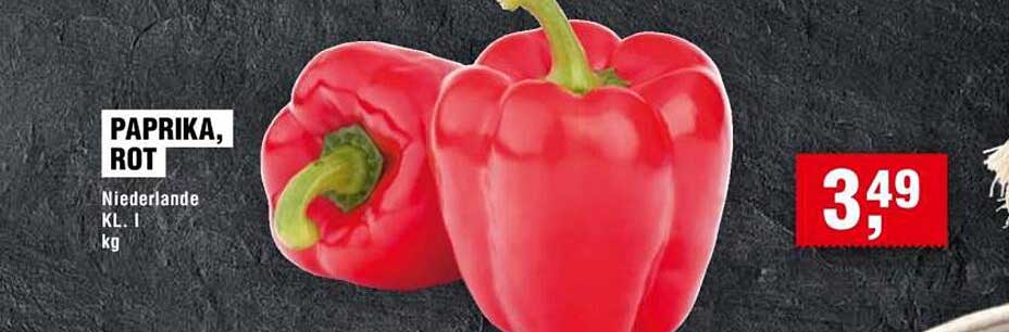 PAPRIKA, ROT - Niederlande KL. I 1 kg