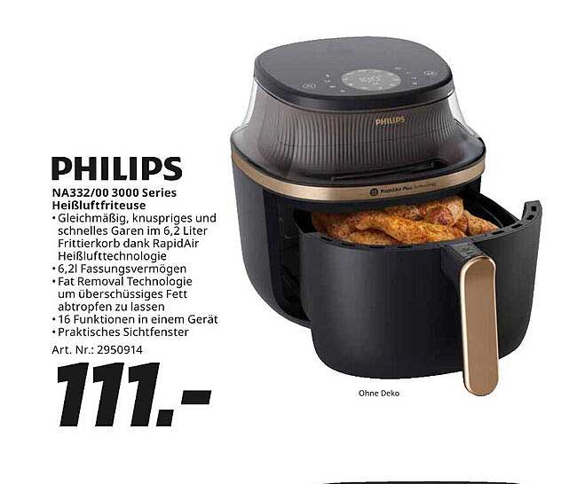 PHILIPS NA332/00 3000 Series Heißluftfritteuse