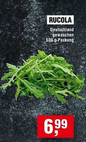 Rucola Deutschland gewaschen 500 g Packung