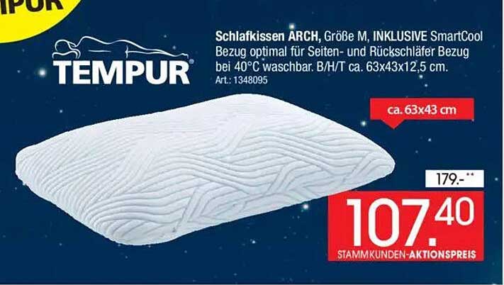 Schlafkissen ARCH, Größe M, INKLUSIVE SmartCool