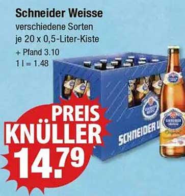 Schneider Weisse - 20 x 0,5-Liter-Kiste