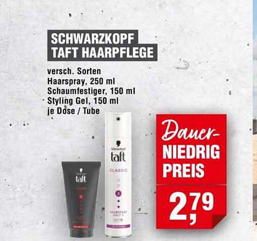 SCHWARZKOPF TAFT HAARPFLEGE - Verschiedene Sorten
