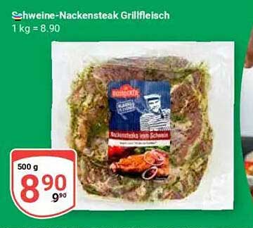 Schweine-Nackensteak Grillfleisch - 500 g