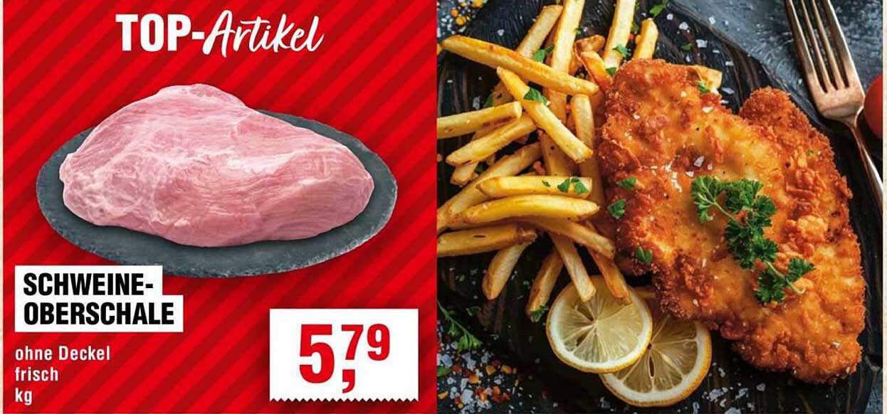 SCHWEINE-OBERSCHALE ohne Deckel frisch kg