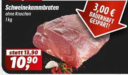 Schweinekambraten ohne Knochen 1 kg