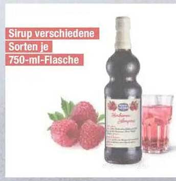 Sirup verschiedene Sorten je 750-ml-Flasche