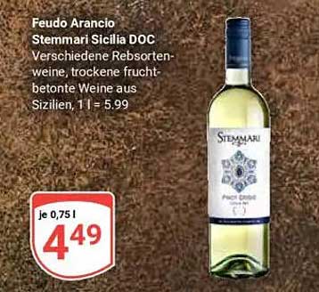 Stemmari Sicilia DOC - Feudo Arancio Weißwein