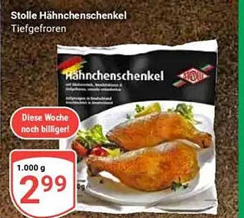 Stolle Hähnchenschenkel, tiefgefroren