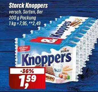 Storck Knoppers 8er Packung - 200 g