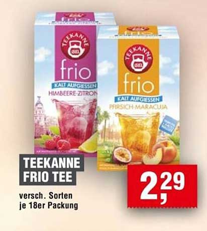 TEEKANNE FRIO TEE - verschiedene Sorten je 18er Packung