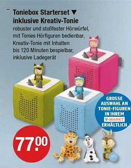 Toniebox Starterset inklusive Kreativ-Tonie