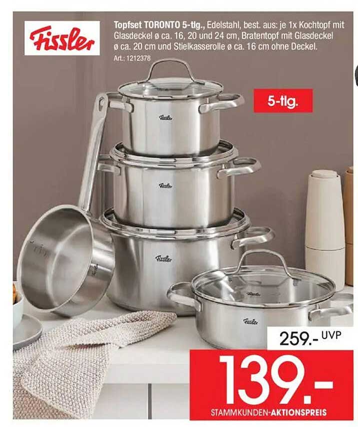 Topfset TORONTO 5-tlg. von Fissler