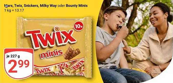 Twix Minis 227 g - Schokolade für jeden Anlass