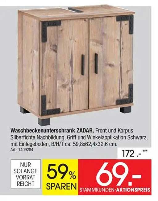 Waschbeckenunterschrank ZADAR