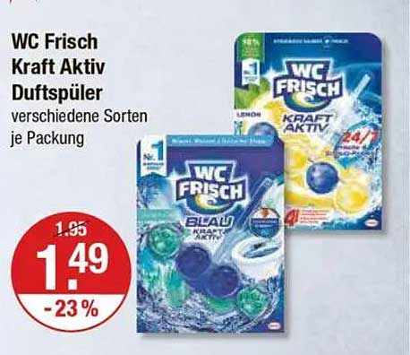 WC Frisch Kraft Aktiv Duftspüler - verschiedene Sorten je Packung