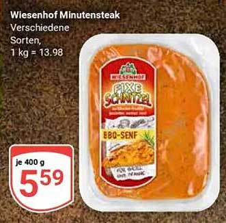 Wiesenhof Minutensteak - BBQ-Senf