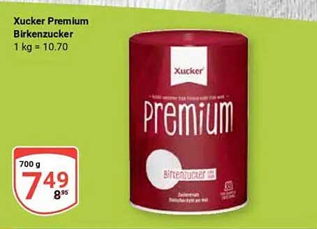 Xucker Premium Birkenzucker 700 g